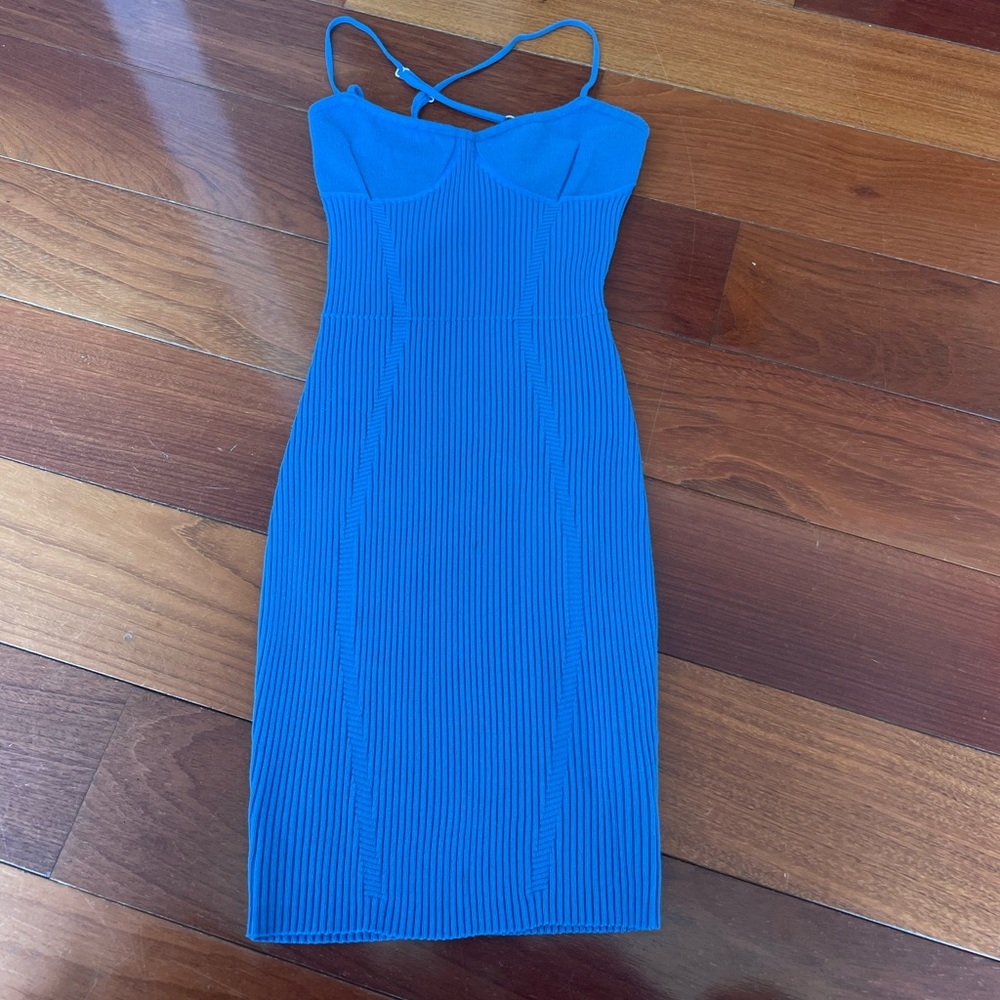 Missguided Blue Bodycon Dress